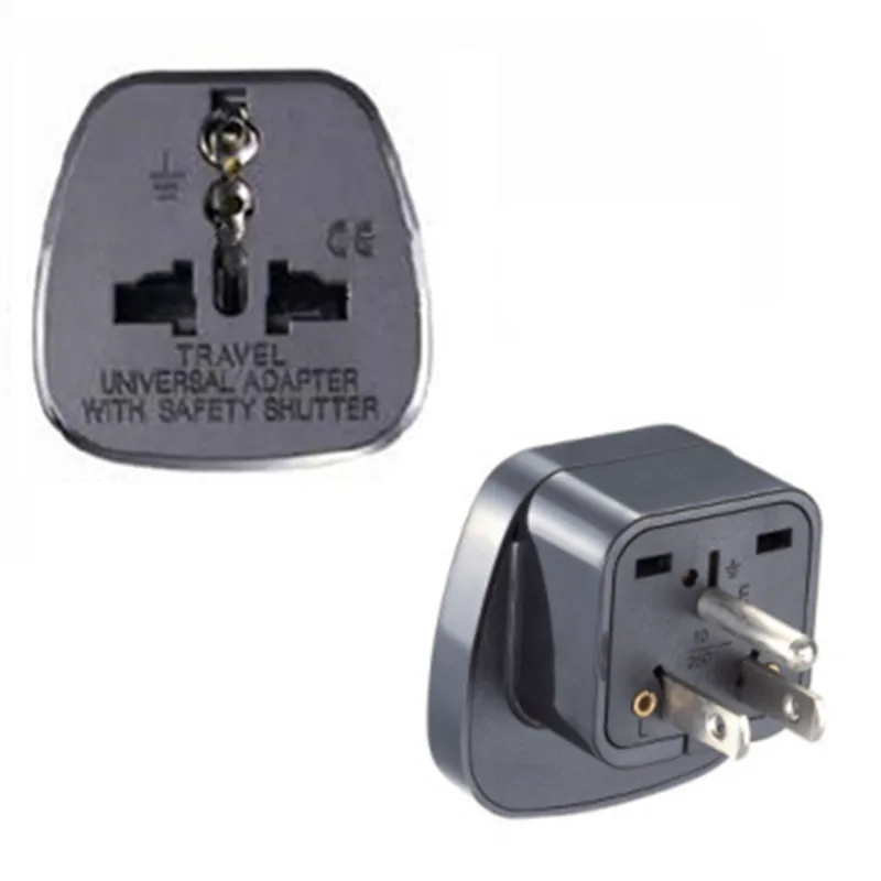 Uniwersalny adapter wtyczki CE America European Kr AU EU do USA UK USA Adapter wtyczki z Afryki Południowej Indie Włochy Szwajcaria Konwerter