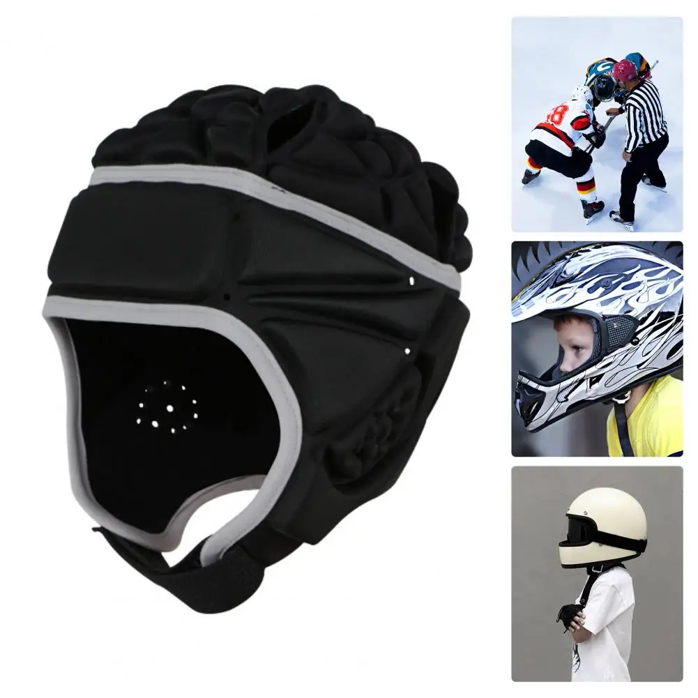 Shock Absorption Ventilation Holes Shock Absorption Adjustable Rugby Helmet for Kids