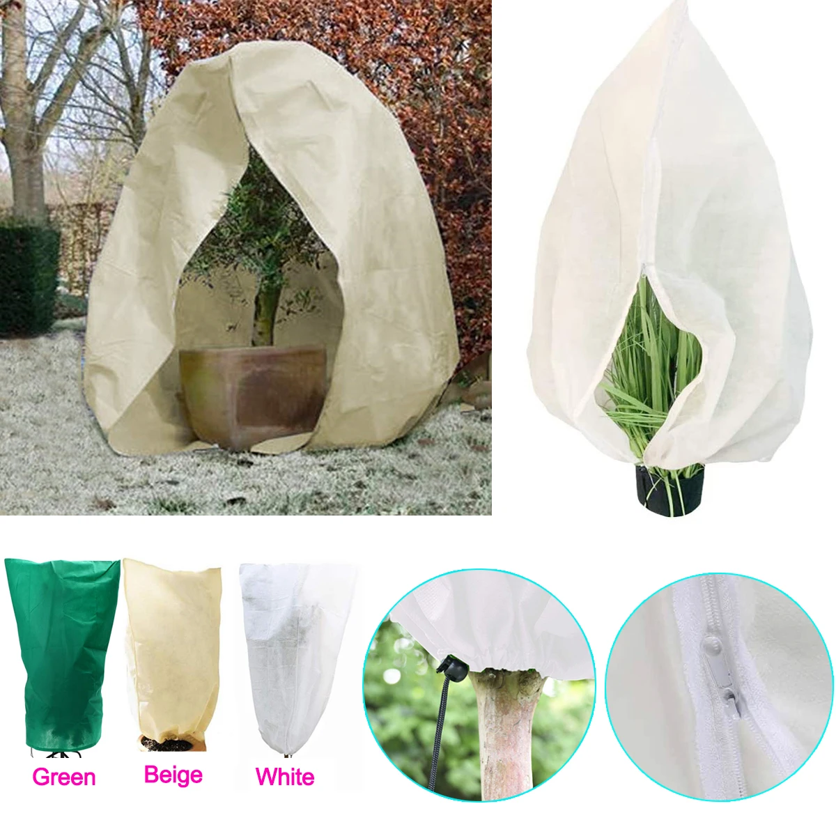 

Plant Cover Winter Warm Cover Tree Shrub Plant Protecting Bag Small Tree Against Cold Frost Protection For Yard Garden Plants