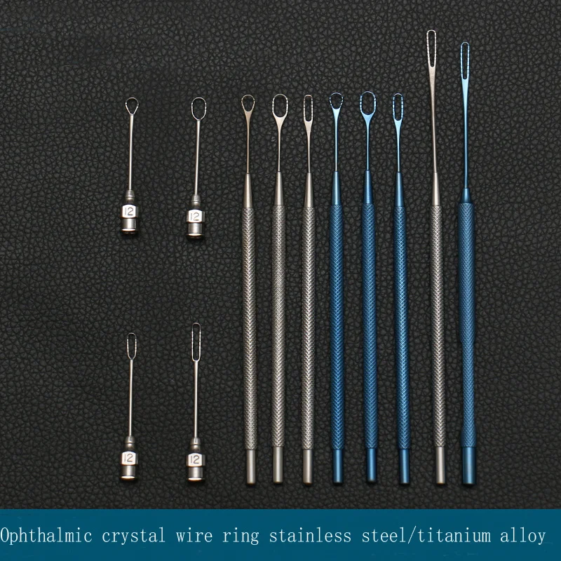 

Eye Medicine Rinse Type Crystal Wire Loop, Micro Instrument Tool, 3*8 5*7