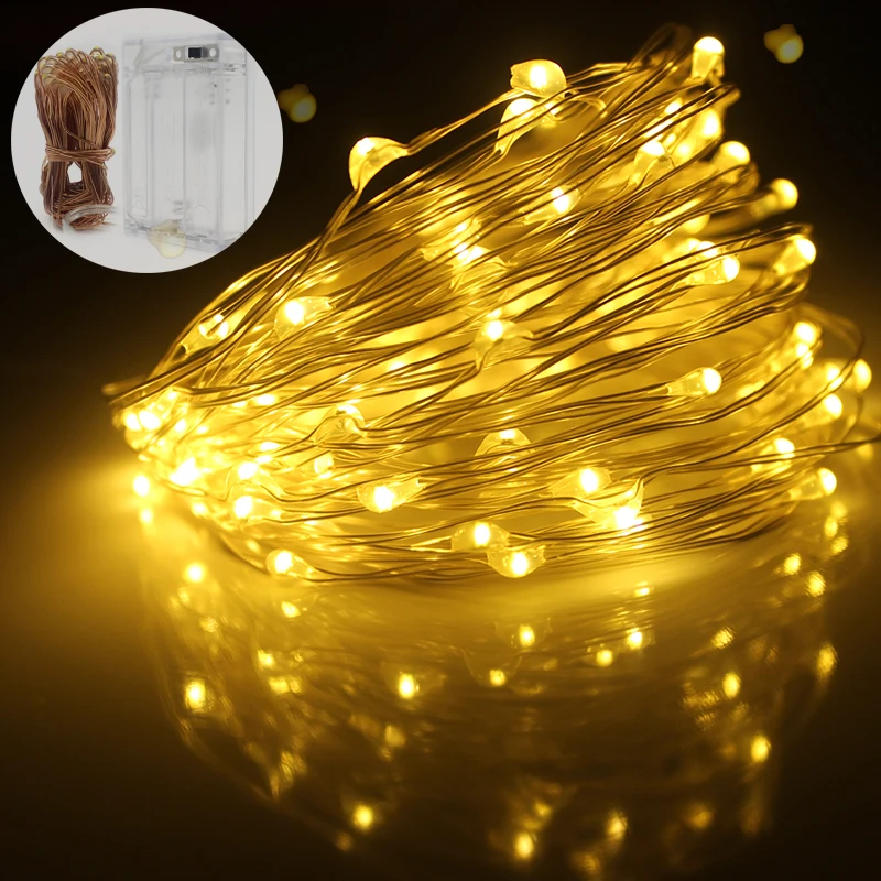 2M 5M 10M Led Strings Copper Wire 3A/USB Fairy Lights For New year\'s Day Christmas Wedding Birthday Party Decoration