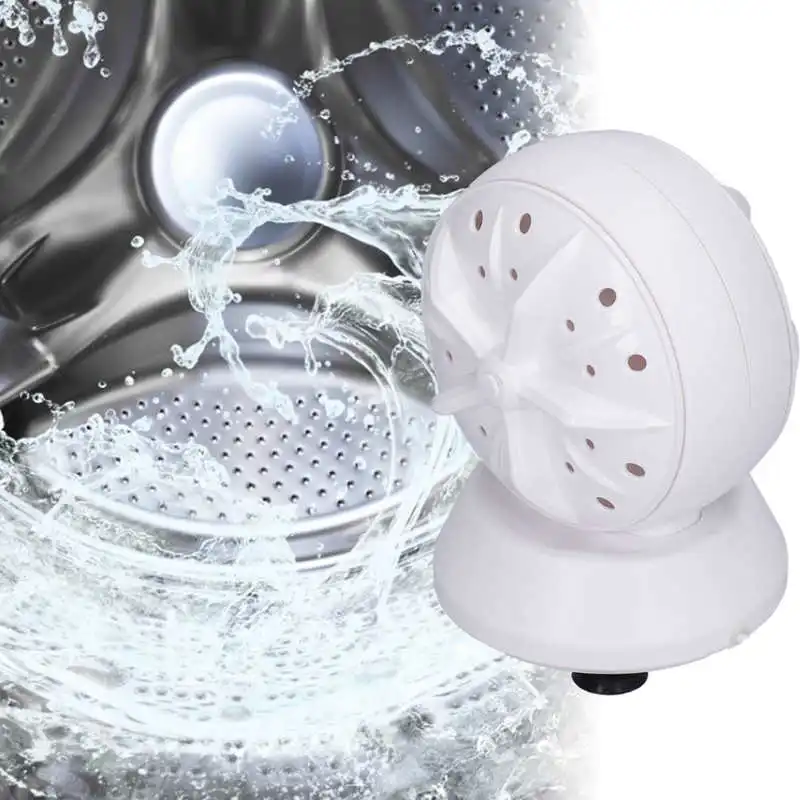 24W Mini Washing Machine Portable Ultrasonic Washing Machine 100‑240V Turbine Washing Machine Underwear Clothes Washer