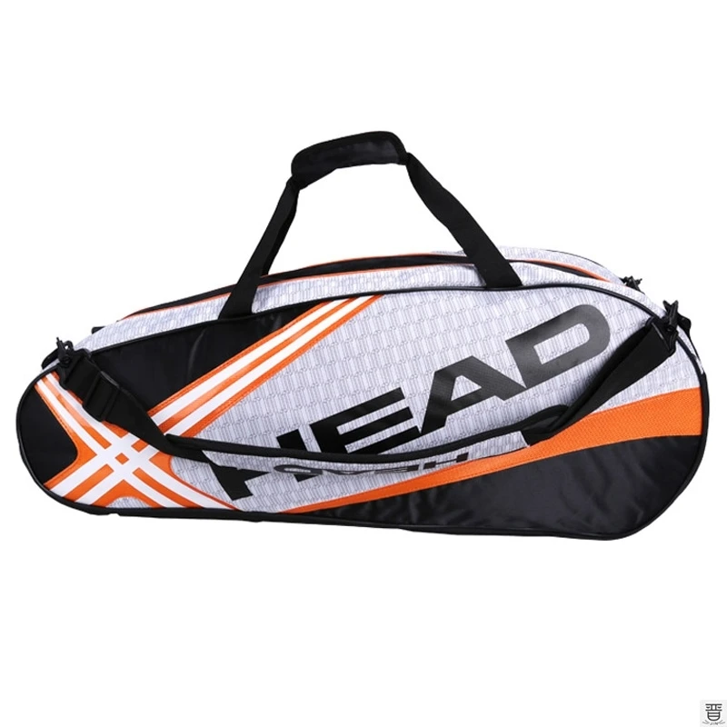 Men Women HEAD Tennis Racket Bag Single Shoulder Bags Large Capacity 6-9 Badminton Rackets Backpack Squash Tenis Racquet Handbag