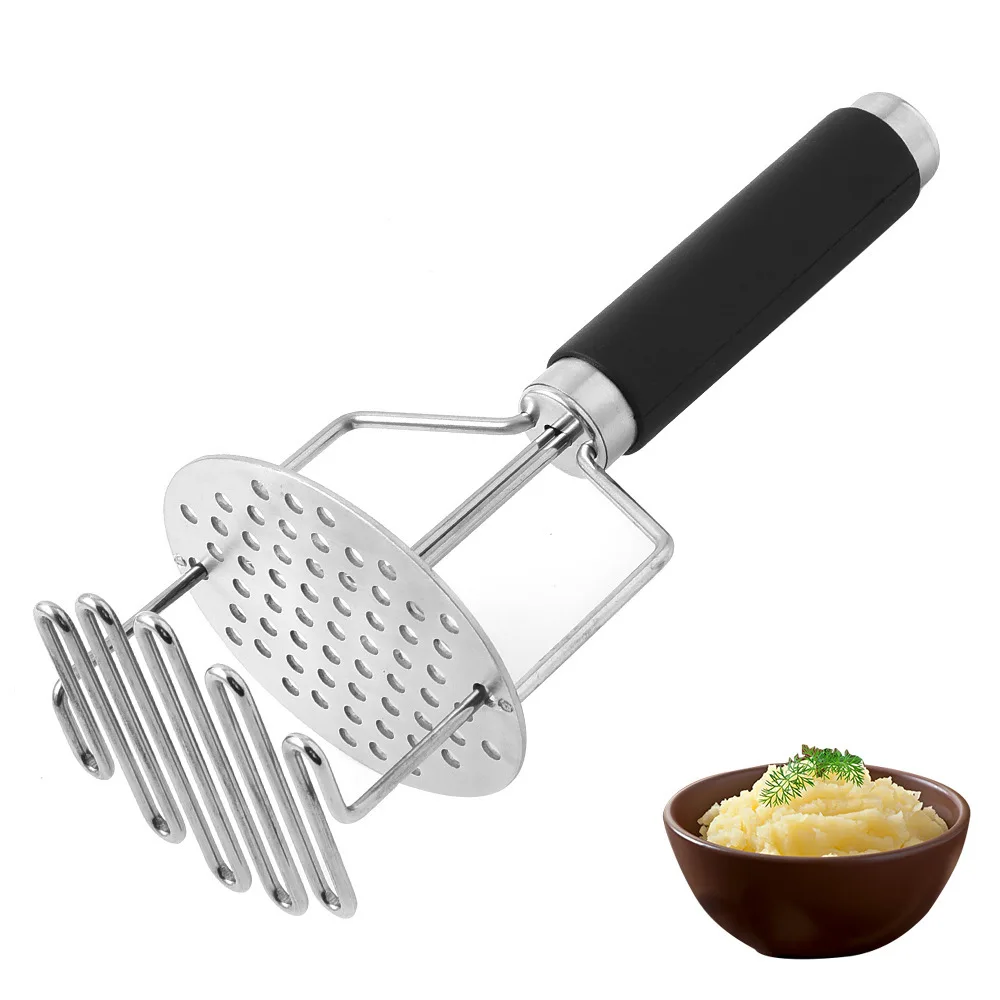 

Stainless Steel Potato Extruder Double-Layer Retractable Household Mashed Potatoes Mashing Tool Food Mill Baby Food Supplement