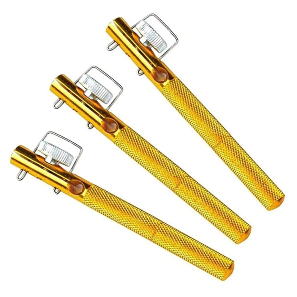 1Pcs Full Metal Fishing Hook Knotting Tool Tie Hook Loop Tyer Tools Kit Fishing Line Knotter Tying Fishhook Needle Accessories