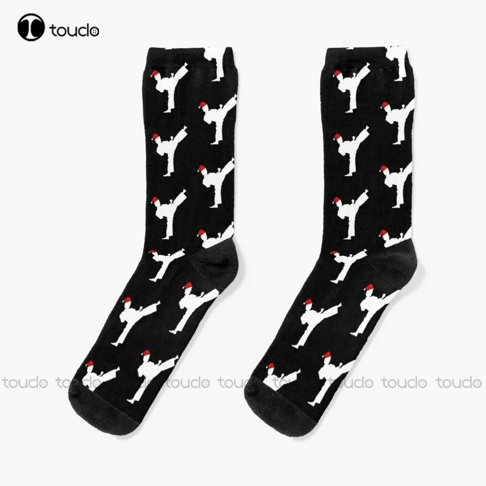 Karate Christmas Martial Arts Judo Judo Fight Japanese Funny Ninja Socks  Socks Christmas New Year Gift 360° Digital Print