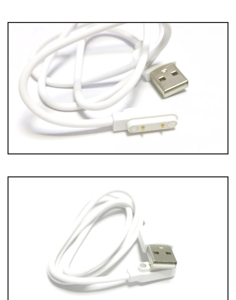 スマートウォッチ用磁気充電コネクタケーブルコード,USB,gt88,g3,kw18,y3,kw88,gt68,7.62mm, 1個