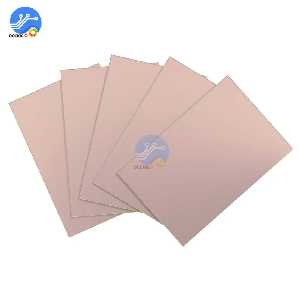FR4 PCB 10x15cm 10*15 piastra rivestita in rame su un lato Kit PCB prototipo fai da te circuito laminato 1.2MM per fai da te 10x15CM
