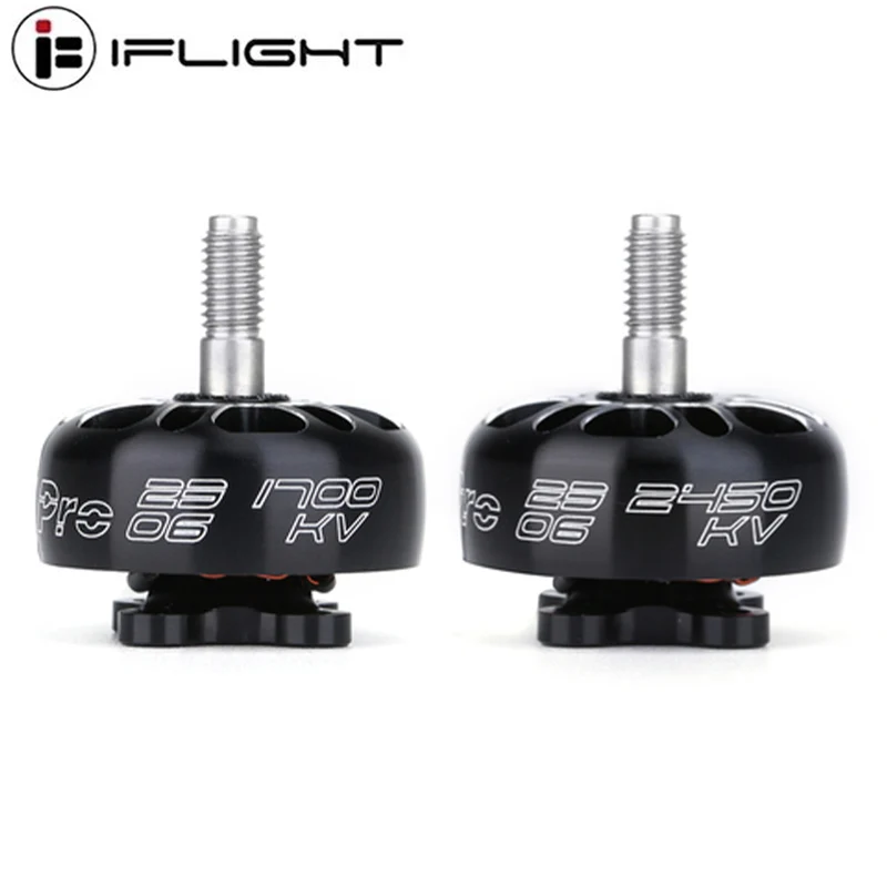 IFlight XING-E Pro 2306 1700KV 6S 2450KV 4S Brushless Motor with 4mm Shaft For 5-6inch Propeller RC Freestyle Racing Drone Parts