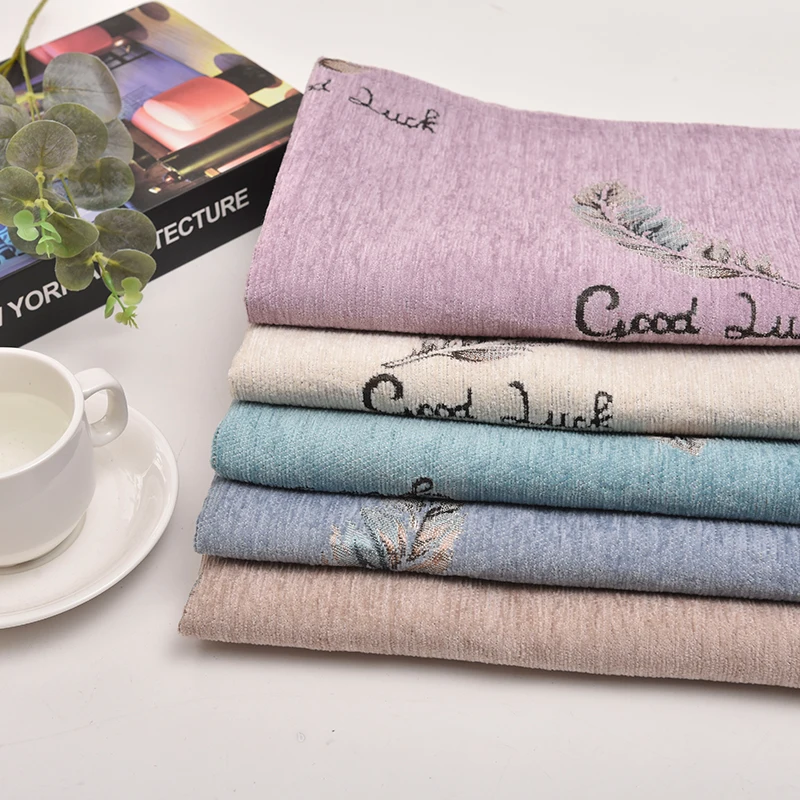 Width 280cm Chenille Jacquard Sofa Curtain Fabric Cushion Cover Pillow Tablecloth Tea Table Material By the Yard