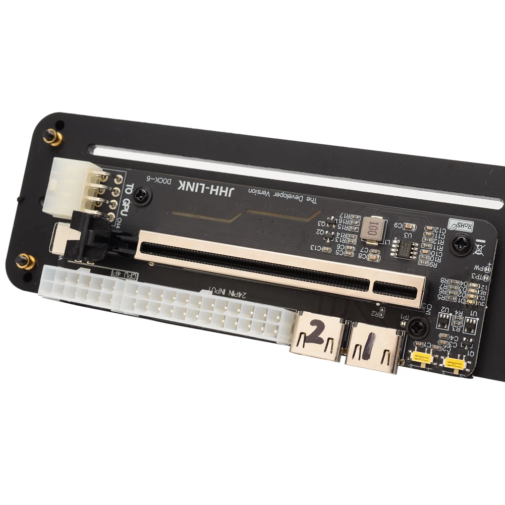 Imagem -06 - Chave m Nvme Placa Gráfica Externa Suporte com Pcie3.0 x4 Riser Cabo 25cm 50cm Egpu para Itx Stx Nuc R43sg-tu R43sg M.2