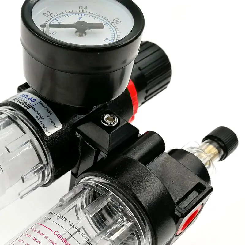 Pneumatic components AFR2000 + AL2000 1/4 AFC2000 air compressor oil water separator filter regulator trap Air source treatmen