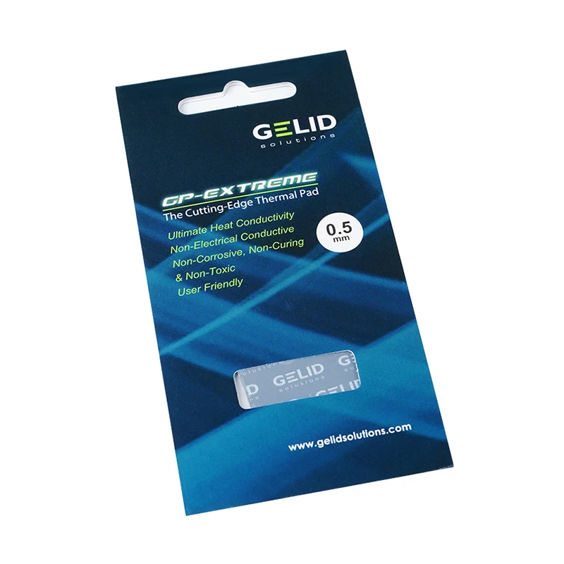 GELID Heat Dissipation Silicone Pad Thermal Mat For North South Bridge 12W/mk 80x40mm 0.5mm/1.0mm/1.5mm/2.0mm/3.0