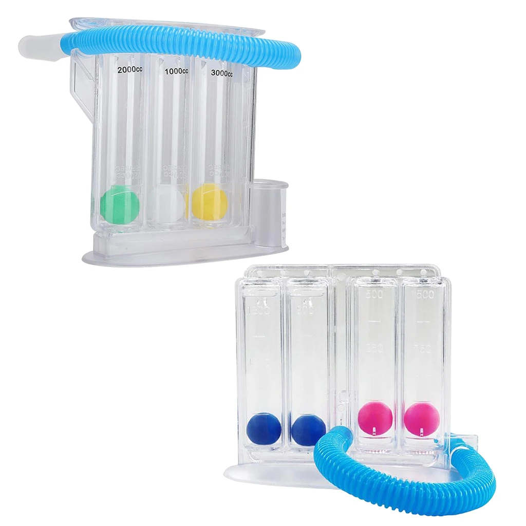 Lung Deep Breathing Trainer Exerciser Device Apparatus Incentive Spirometer Breathing Treatment Machine Breathing Trainer