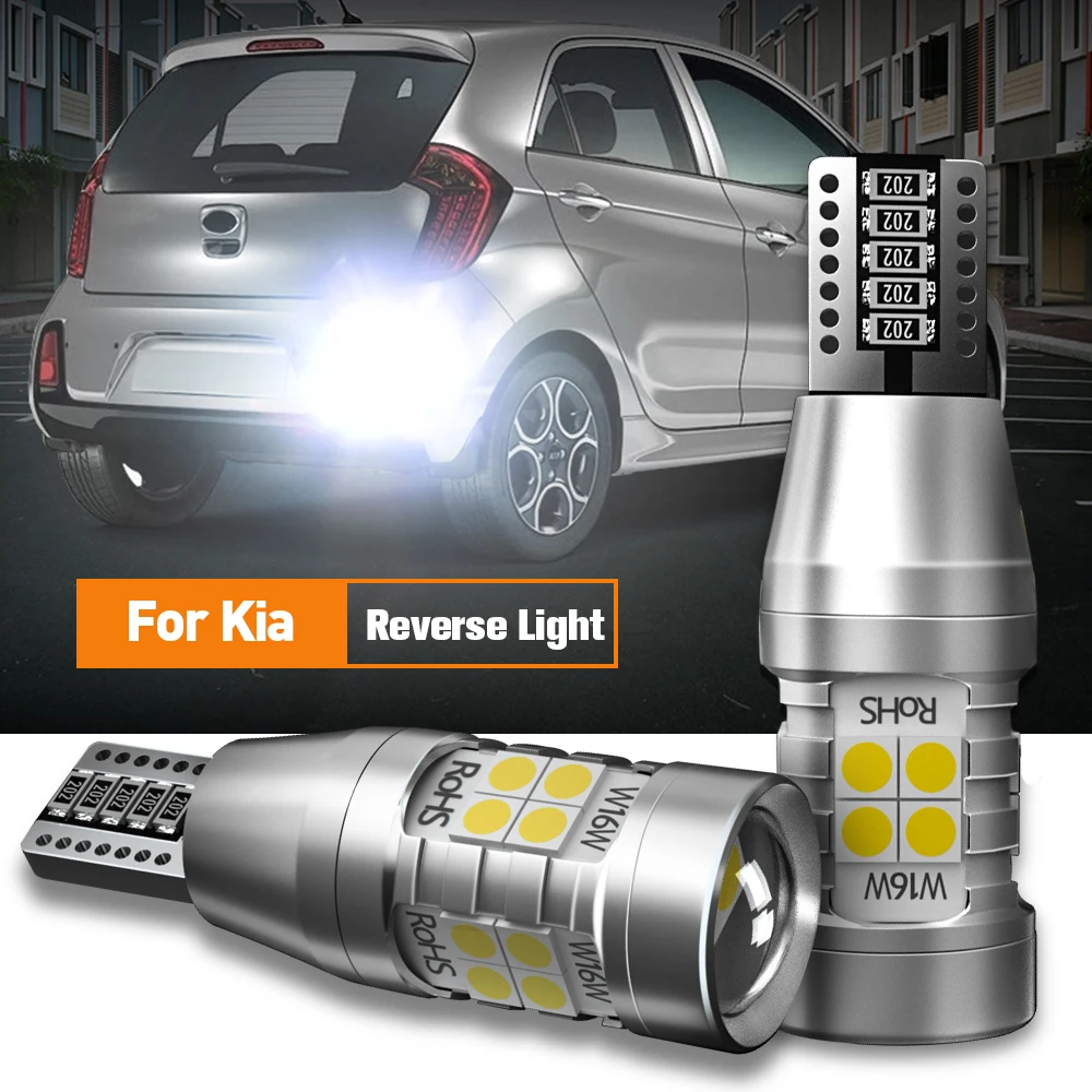 

2pcs LED Reverse Light Blub Backup Lamp W16W T15 921 Canbus For Kia Sportage 2 3 Sorento Ceed Rio 4 Cerato Koup Soul 1 Picanto