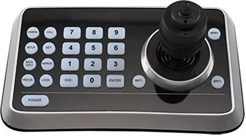 K20 PTZ Camera Controller, Joystick for Pan/Tilt/Zoom and Focusing, RS-232/RS-422 Communication Interfaces, High Brightness OLED