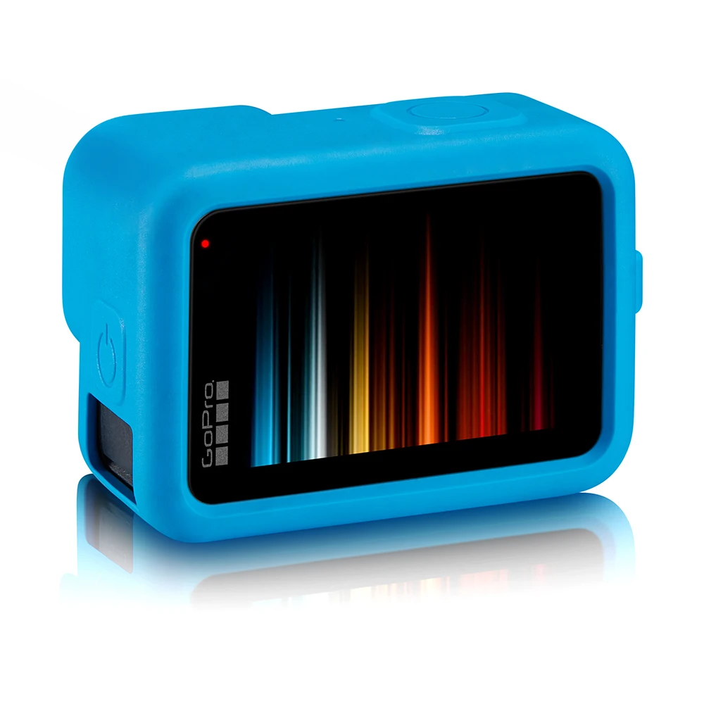 For GoPro Hero 12 11 10 9 Silicone Case Lens Cap Protective Cover Cage for GoPro Hero 9 Black Accessories Go Pro 12 10 9 GoPro9