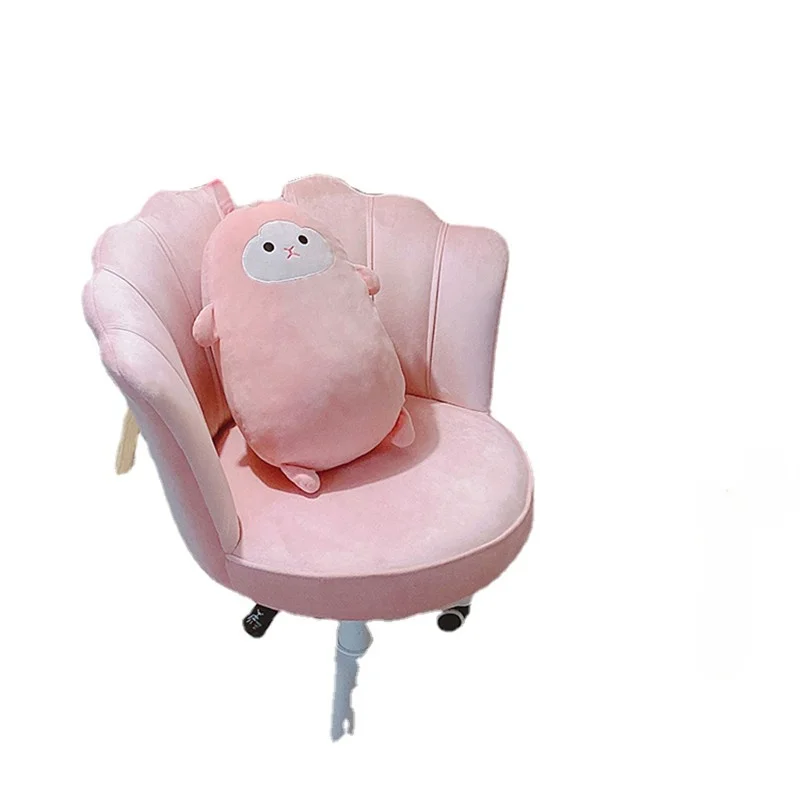 TT Dormitory Cute Bedroom Chair Home Computer Backrest Lifting Swivel Chair Student Desk Writing Chair Live Broadcast Chair