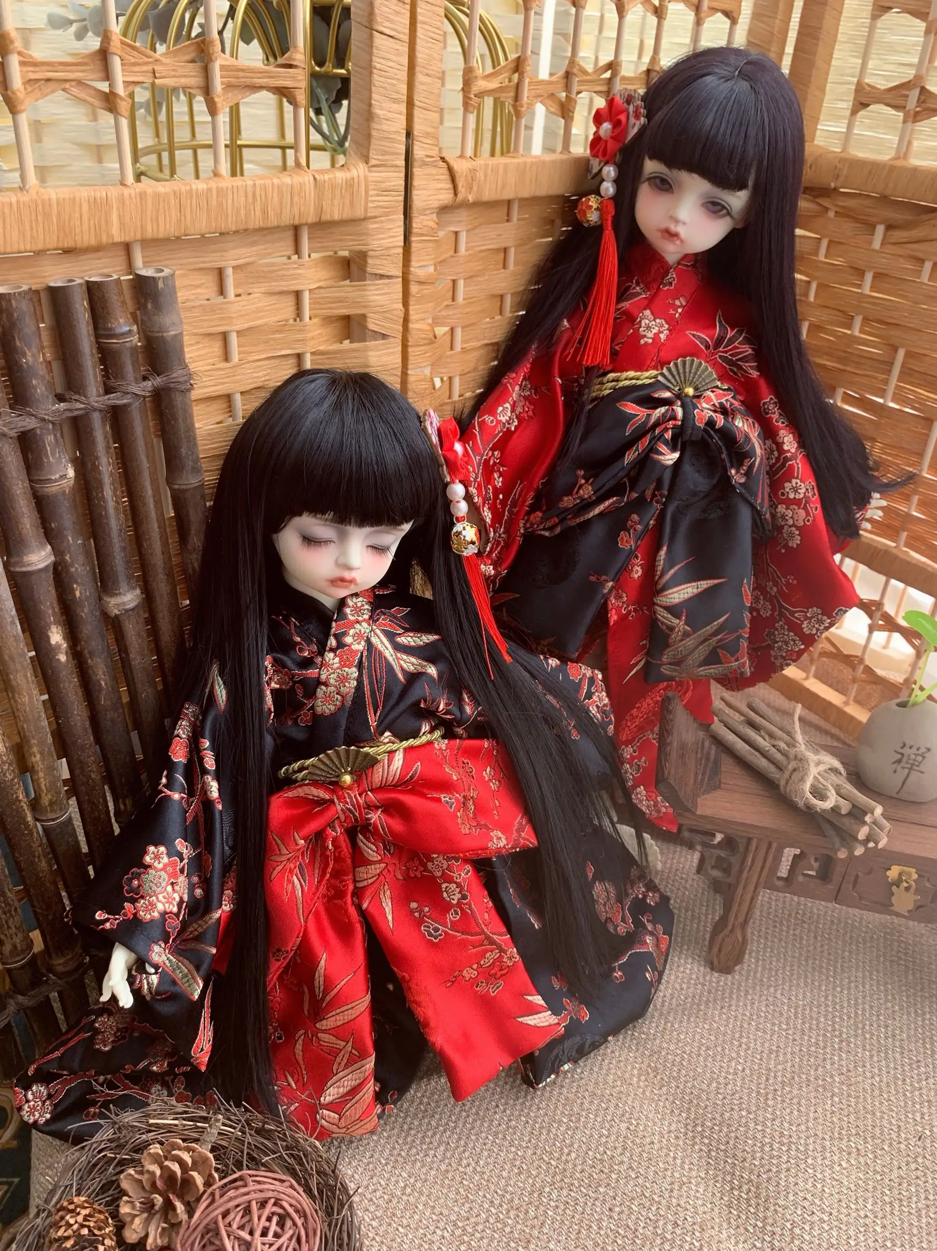 blyth 1/6 1/4 1/3 scale BJD clothes accessories ancient costume Japanese kimono yukata for BJD/SD YOSD MSD SD13 doll C0454