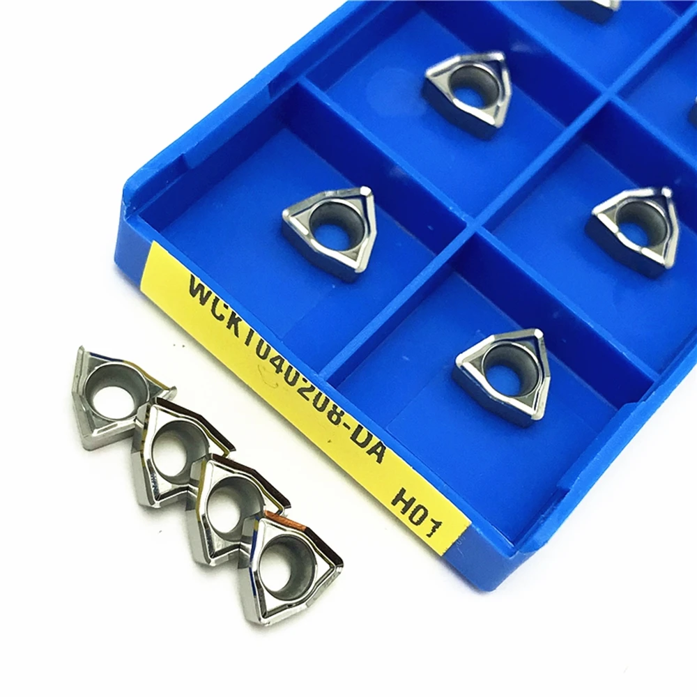 Drill drill WCKT050308 WCKT080412 DA DA H01 utensile per tornitura in alluminio inserti per trapano utensile DA taglio di alta qualità