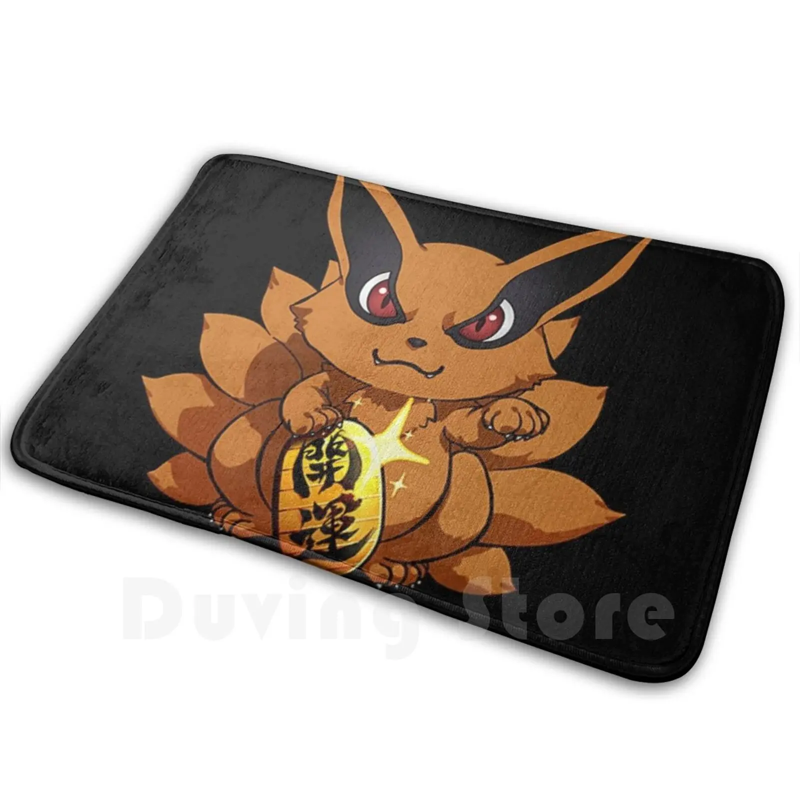 Kurama Soft Non-Slip Mat Rug Carpet Cushion Shippuden Enma Anime Summon Hokage Sasuke Uchiha Sharingan Uzumaki