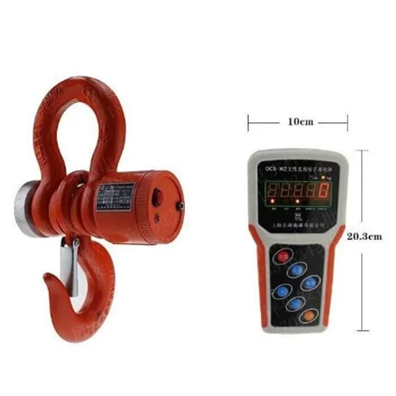 15T Wireless Digital Electronic Hanging Crane Scale With  Wireless Handheld Meter