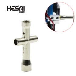 10PCS/5PCS/1PCS Zinc Alloy M2 M2.5 M3 M4 Screw Hex Nut Cross Wrench Sleeve Repair Parts 4 Car Size Cross Socket Wrench