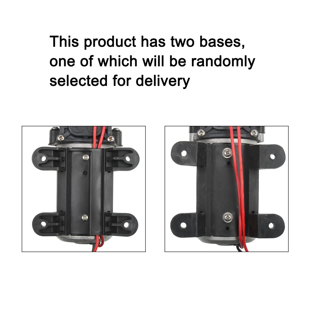 Bomba de diafragma de alta presión en miniatura, 12V, 80W, 6L/Min, con interruptor de presión, tipo bomba de CC multifunción