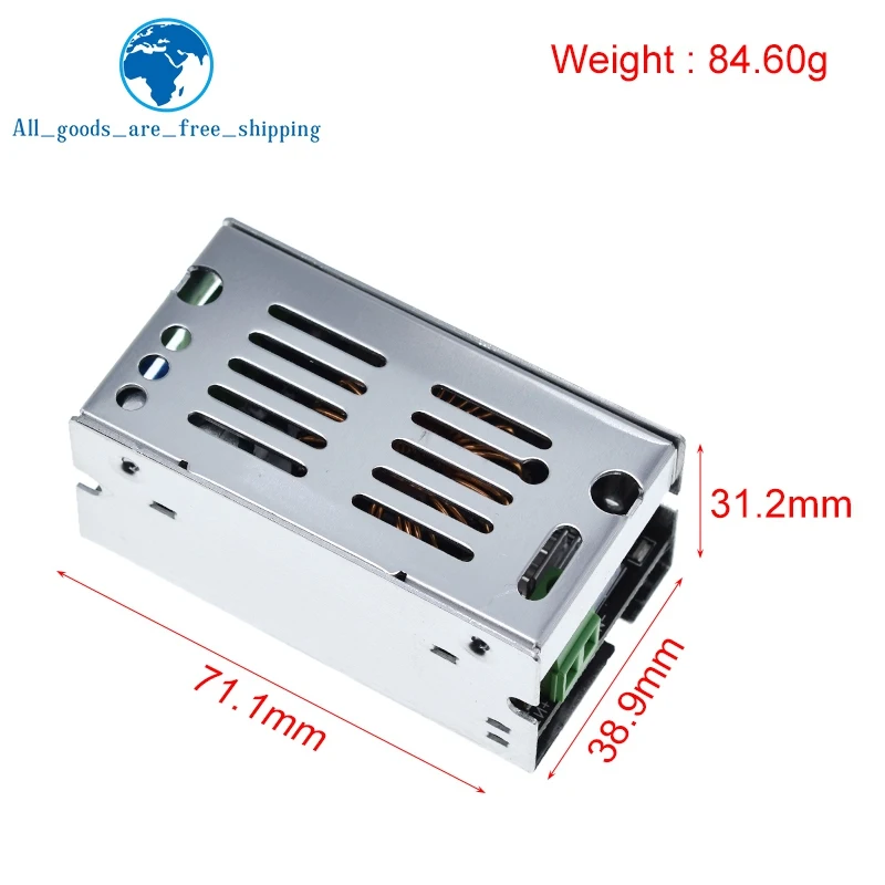 100W 6A DC-DC Buck Converter 10-90V 12V 24V 36V 48V 60V 72V 86 to 1.5V-60V 5V 15V 19V Step-down Power Voltage Regulator Module