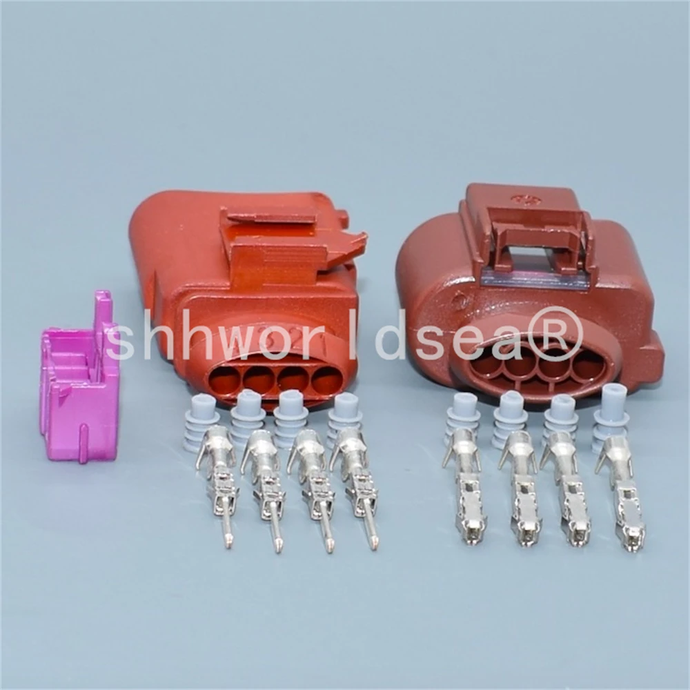 Shhworldsea 4pin ذكر أنثى 8K0 973 704A سيارة ضغط الأكسجين الاستشعار موصل قابس 8K0973704A أنثى المقبس لشركة فولكس فاجن أودي