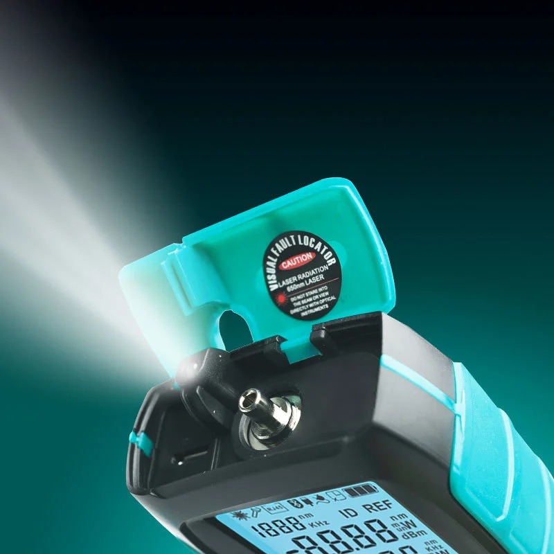 Proskit MT-7617 USB 2 in 1 Mini rivelatore di prova del punto di rottura di potere della fibra ottica del LED è adatto a dB, a dBm, a nW, a mW e a uW