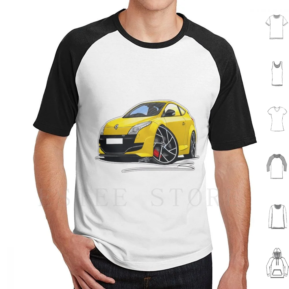 Megane Megane 250 Yellow T Shirt Men Cotton 6xl Kangoo Koleos Captur Sandero Master Espace Fluence Kwid Car Logan Clio 2019