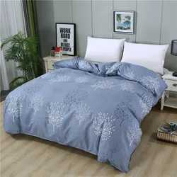 1 piece of pure natural high-density cotton reactive printing fabric high-quality duvet cover with zipper customizable size