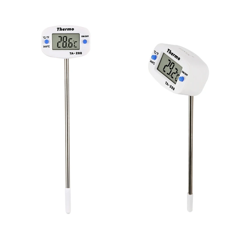 Ta288 -50℃~300℃  Food Food Stainless Steel Probe Thermometer Electronic Digital Display Liquid Grill Thermometer TA-288