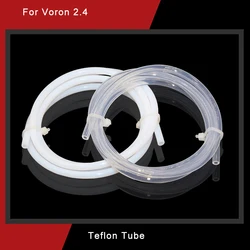 1 Meter 3D Printer Imported Clear/White PFA PTFE Tube PiPe J-head hotend RepRap Rostock Bowden Extruder 2x3 2x4 3x4 4x6