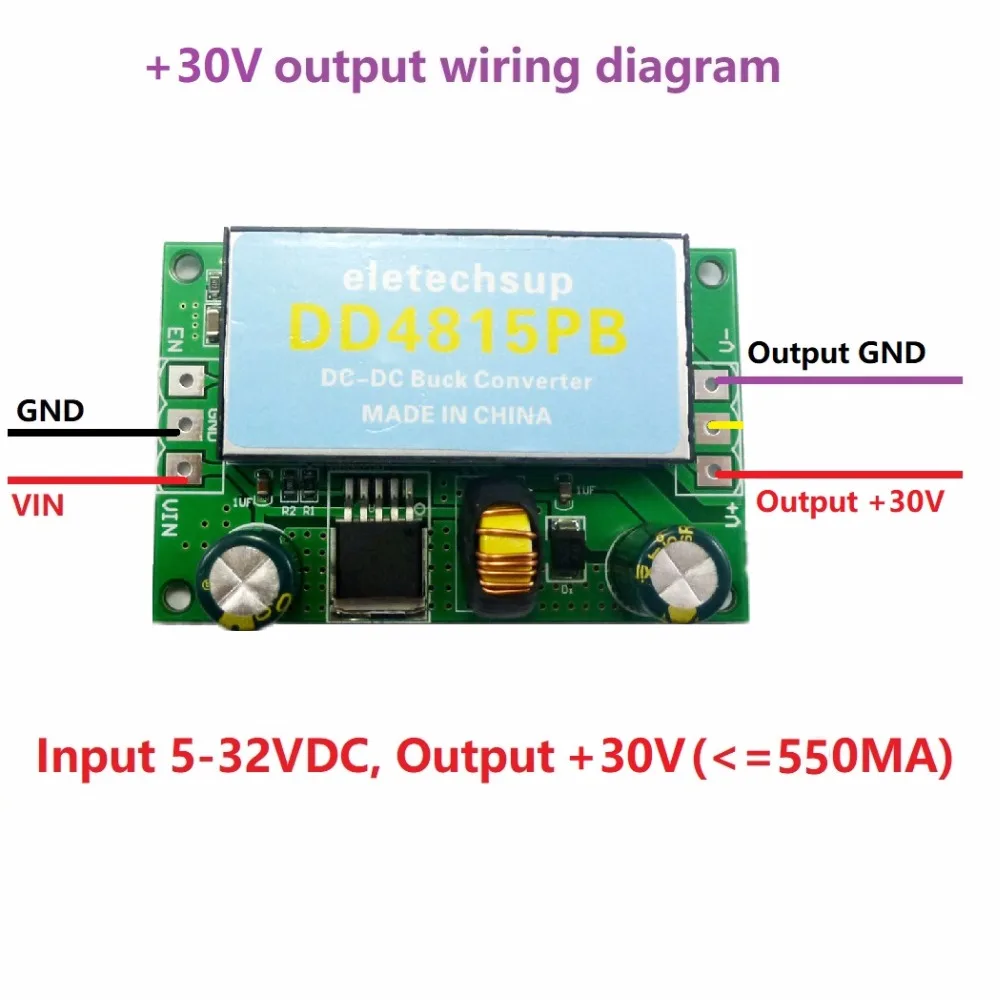 DIEN36P 15W Isolated Dual Power Supply 5-32 to +-12V 15V 24V 30V DC DC Boost-Buck Converter Board for Car Audio Speaker