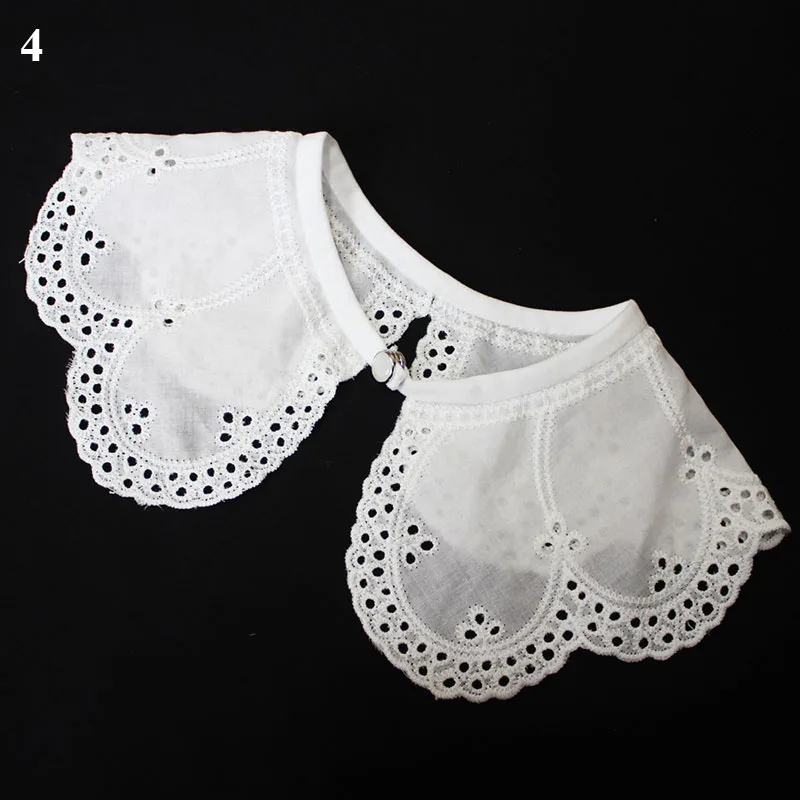 Decorative Embroidered Fake Collar European And American Style New White Shawl Doll Fake Collar Female Shirt False Collar