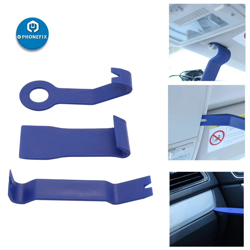 11Pcs Trimแผงประตูหน้าต่างMoulding Upholsteryเครื่องมือกำจัดชุดเครื่องมือสำหรับDashวิทยุAuto Trim Removal Kit