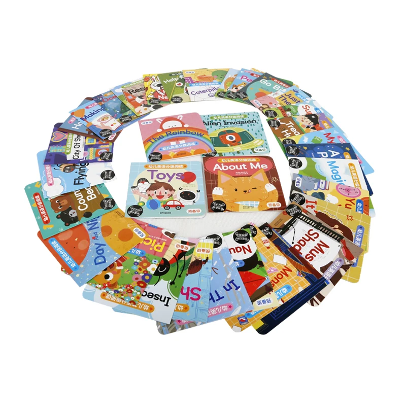 35 pcs/set 0-2-3-4-5 Years Old Children Zero Basic Foreign Language Introduction Fairy Tale Book English Enlightenment Read Book