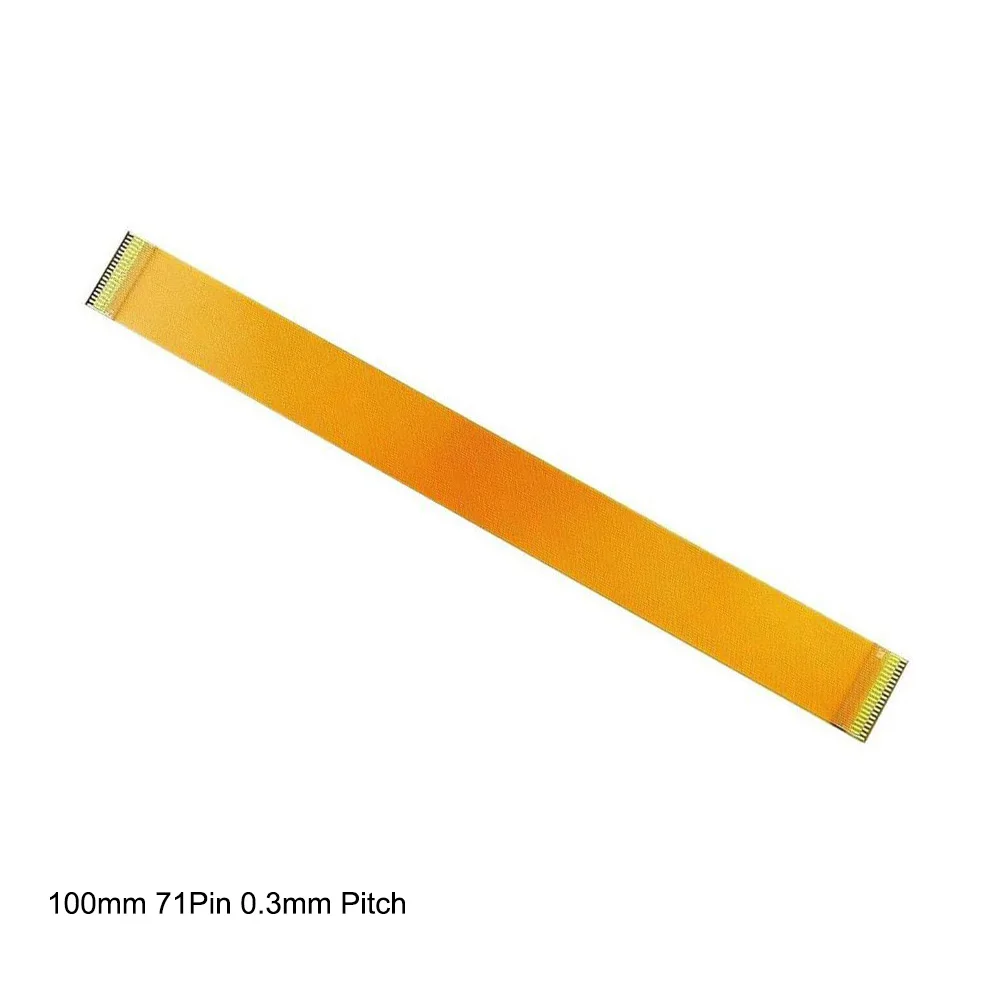 100mm 71Pin 0.3mm Pitch Same Side FFC FPC Flexible Flat LVDS MIPI LCD Cable