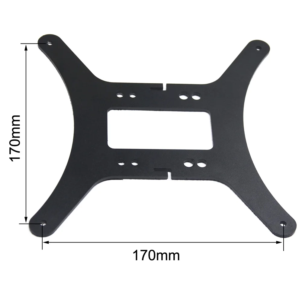 Modular Y Carriage Plate Upgrade Kit for 2040V Aluminum Profile for Ender3/Ender3 Pro 3D Printer (190x190x3.5mm-Lightweight)