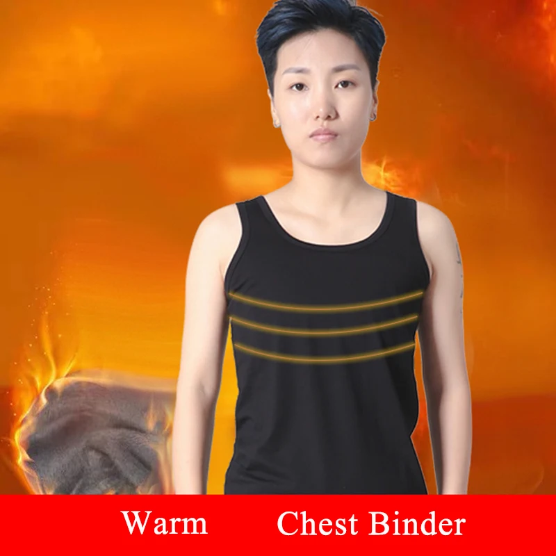 

Top Corset Les Chest Binder Inside Long Quter Wear Vest Cotton Bandage Chest Breast Binder Trans Undershirt Flat Chest