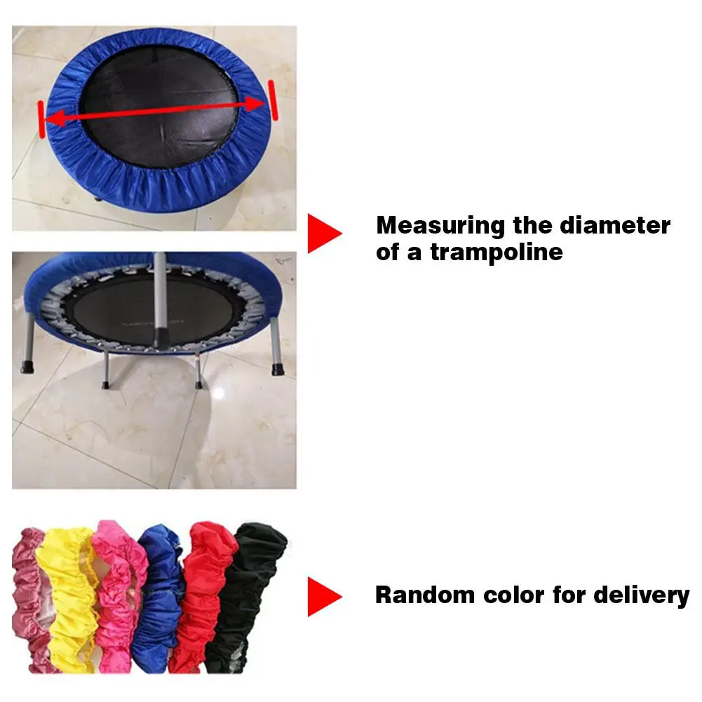 Round Trampoline Edge Cover Spring Cover Trampoline Accessories Edge Protector Round Frame Pad Tear-Resistant Protective Pad