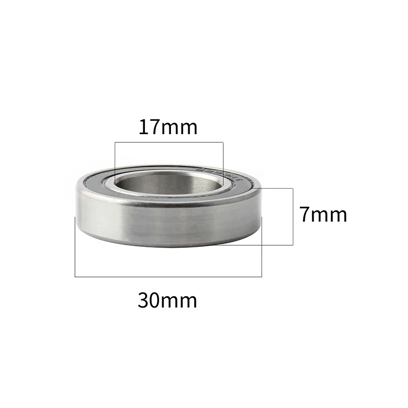 MUQZI Bike Bottom Bracket Ceramic Bearing 30*17*7mm Square Hole Axis Patching Palin For Fixed Gear MTB Road Foldable Bicycle