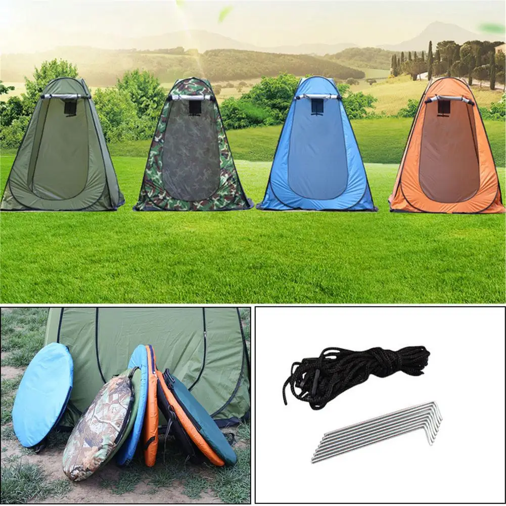 Pop Up Pod Changing Room Privacy Tent Easy Set Up Portable Outdoor Shower Tent Camp Toilet Rain Shelter for Camping and Beach