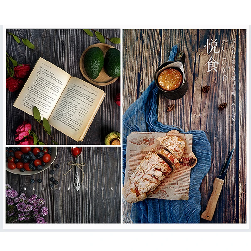 Morandi 54*83cm Fotografie Hintergrund 2 Seitige Doppel-seite Bildschirm Foto Hintergrund Kulissen und Klapp Requisiten