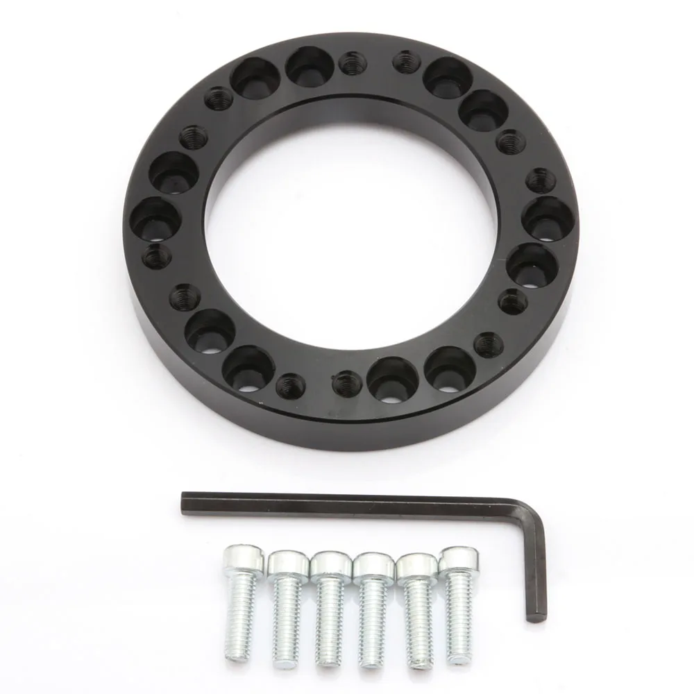 (Accept custom logo 1 piece) Universal Car Steering Wheel Spacer Adaptor Kit 12mm 1/2\