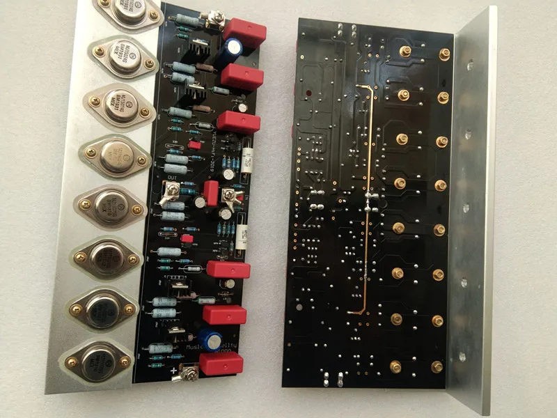 Podwójny DC 30-45V A1000 na MJE15034G / MJE15035G + na MJ15024G MJ15025 tuebe 50W * 2 klasa A płyta wzmacniacza zasilania