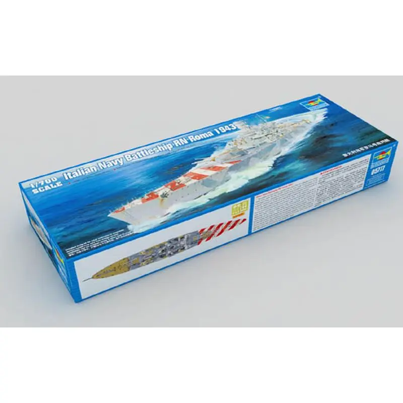 

Trumpeter 05777 1/700 Italian Navy Battleship RN Roma 1943 - Scale Model Kit