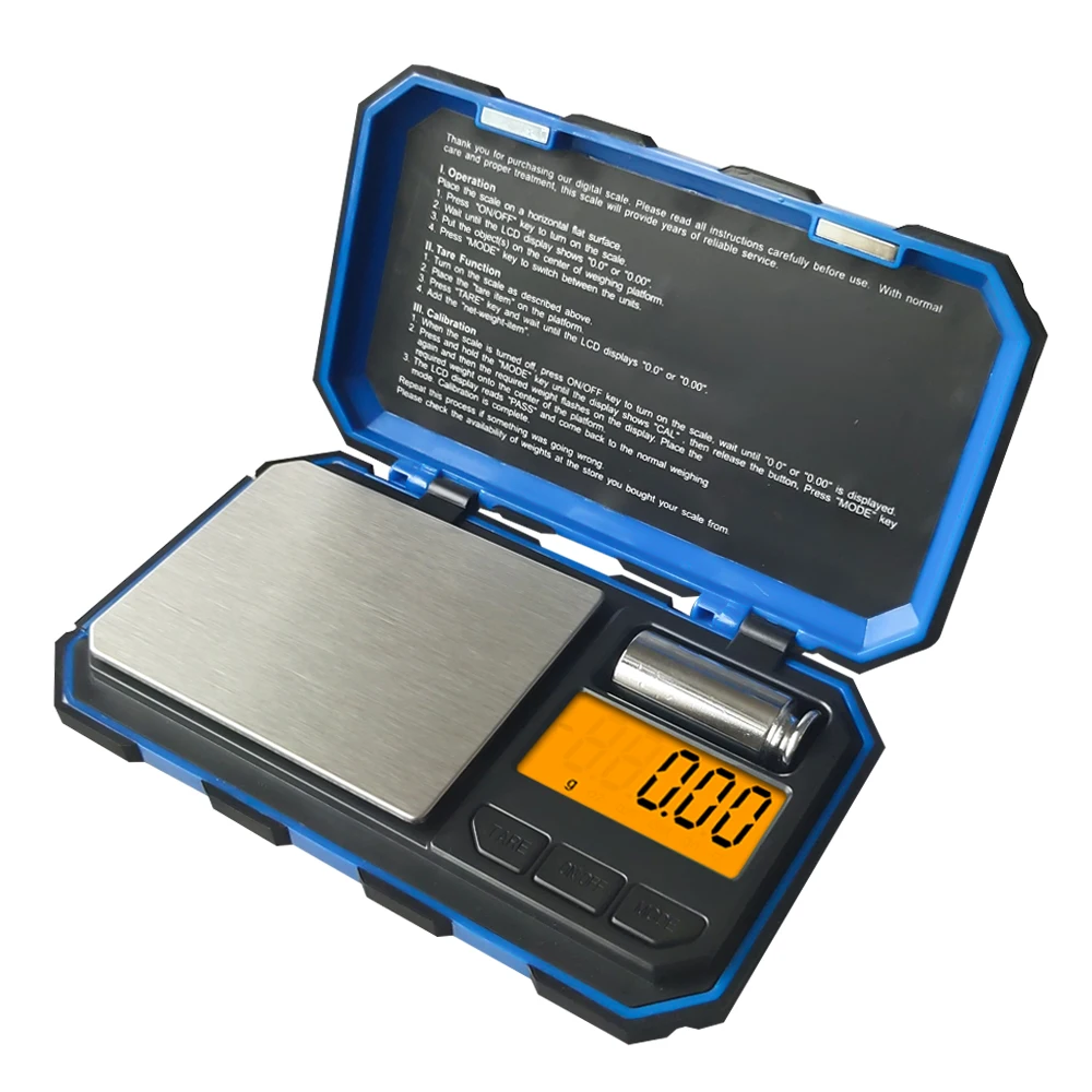 Mini Precision Digital Scales for Gold Sterling Silver Jewelry Gram Scale Balance Weight Tare Function for Food Medicine Coffee